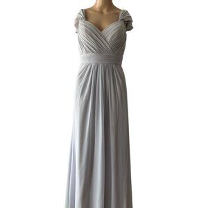 Silver Cinderella Divine Formal Long Prom Bridesmaid Size XS Gown Dress